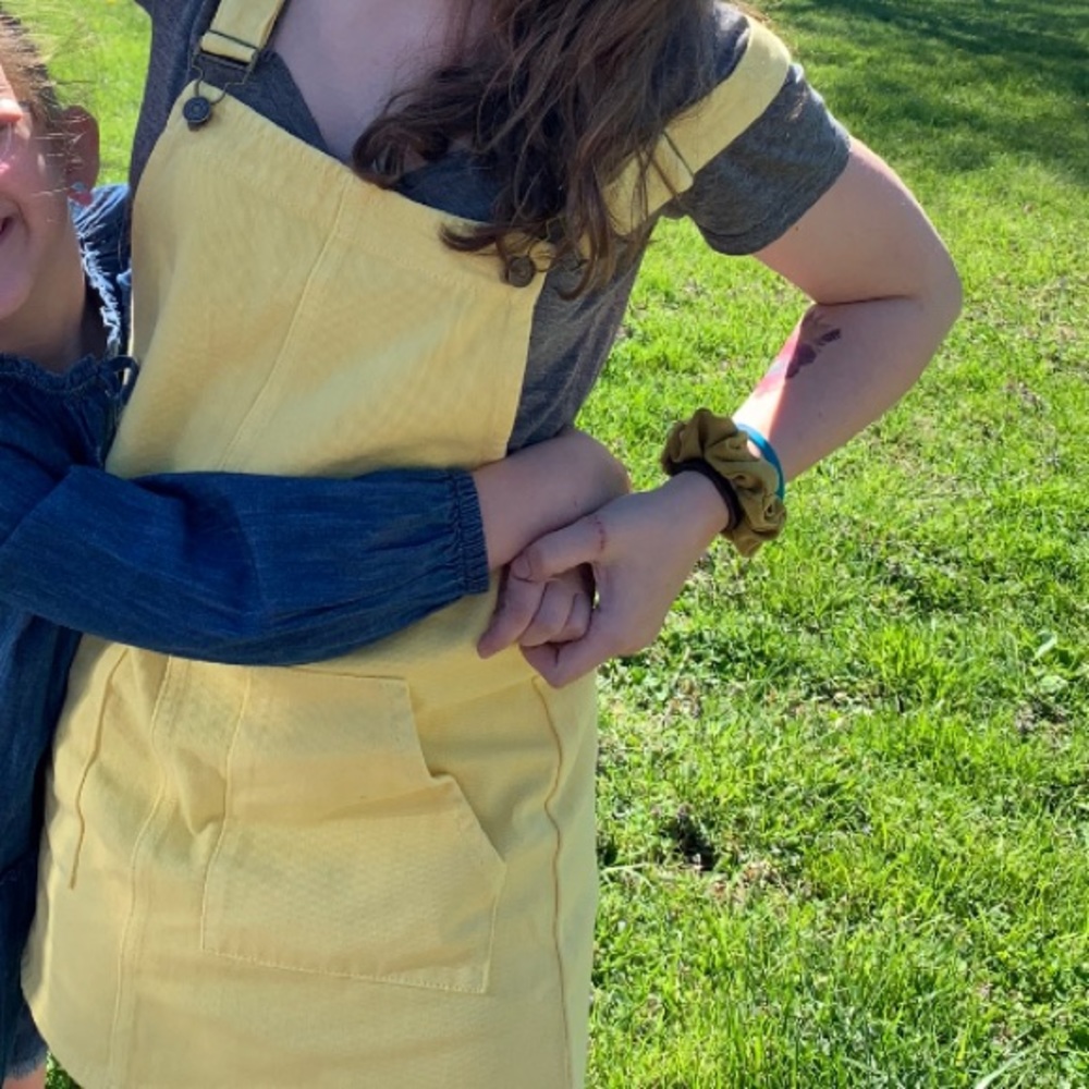 Yellow Overall Dress! - Picture 3 of 5